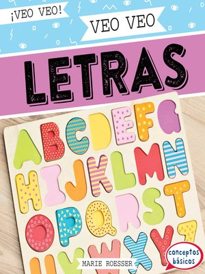 cover image of Veo veo letras (I Spy Letters)